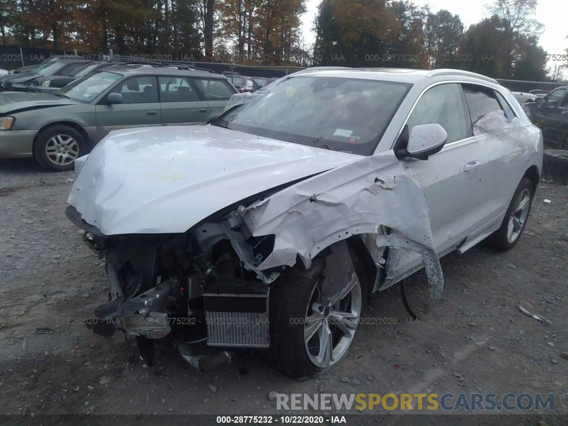 2 Photograph of a damaged car WA1BVAF17KD034135 AUDI Q8 2019