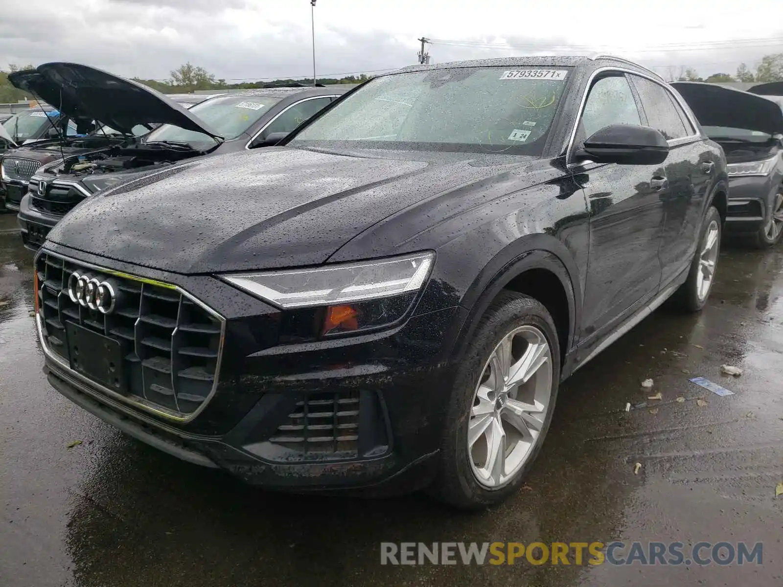 2 Фотография поврежденного автомобиля WA1BVAF18KD019658 AUDI Q8 2019