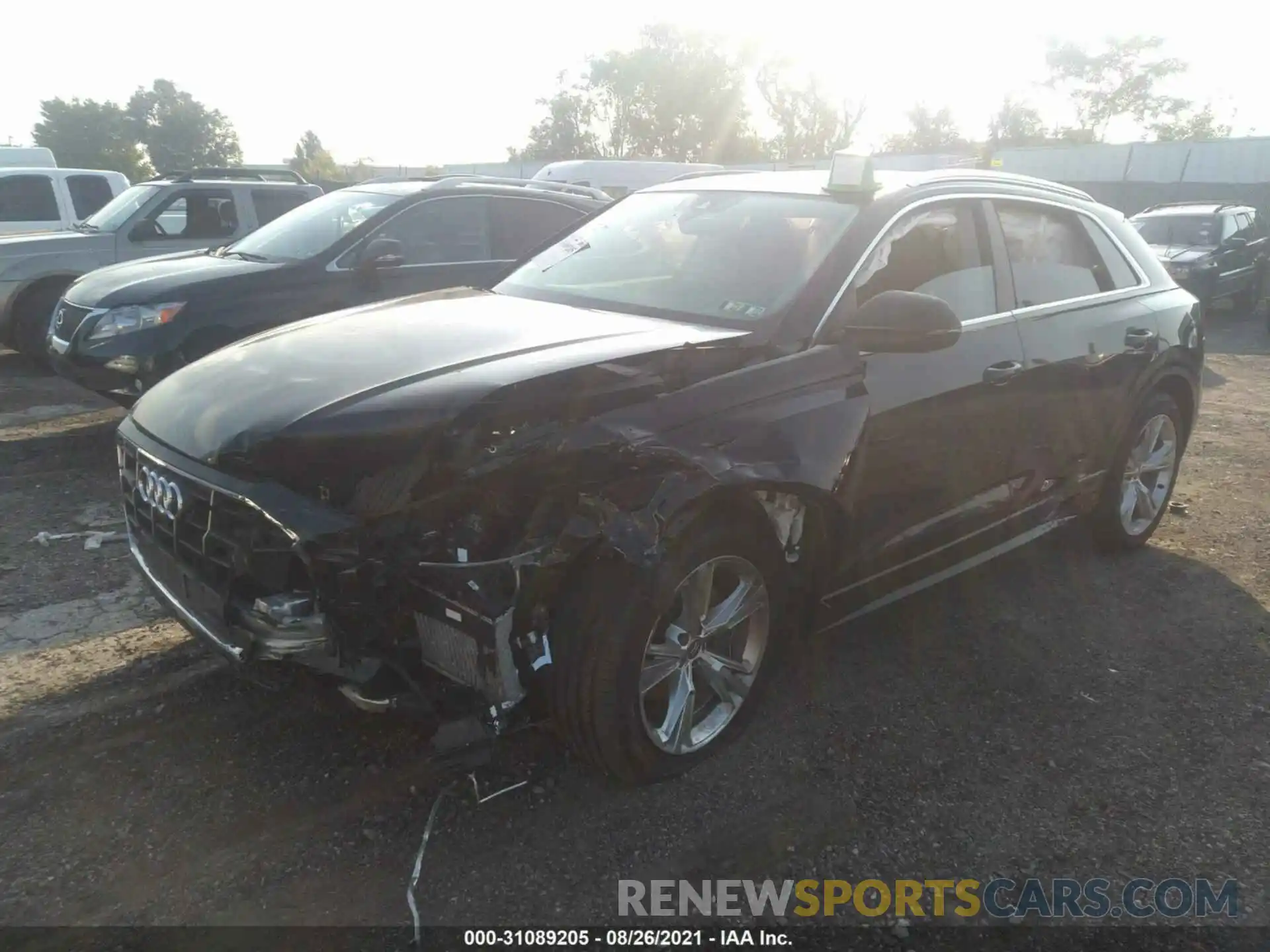 2 Photograph of a damaged car WA1BVAF18KD022365 AUDI Q8 2019