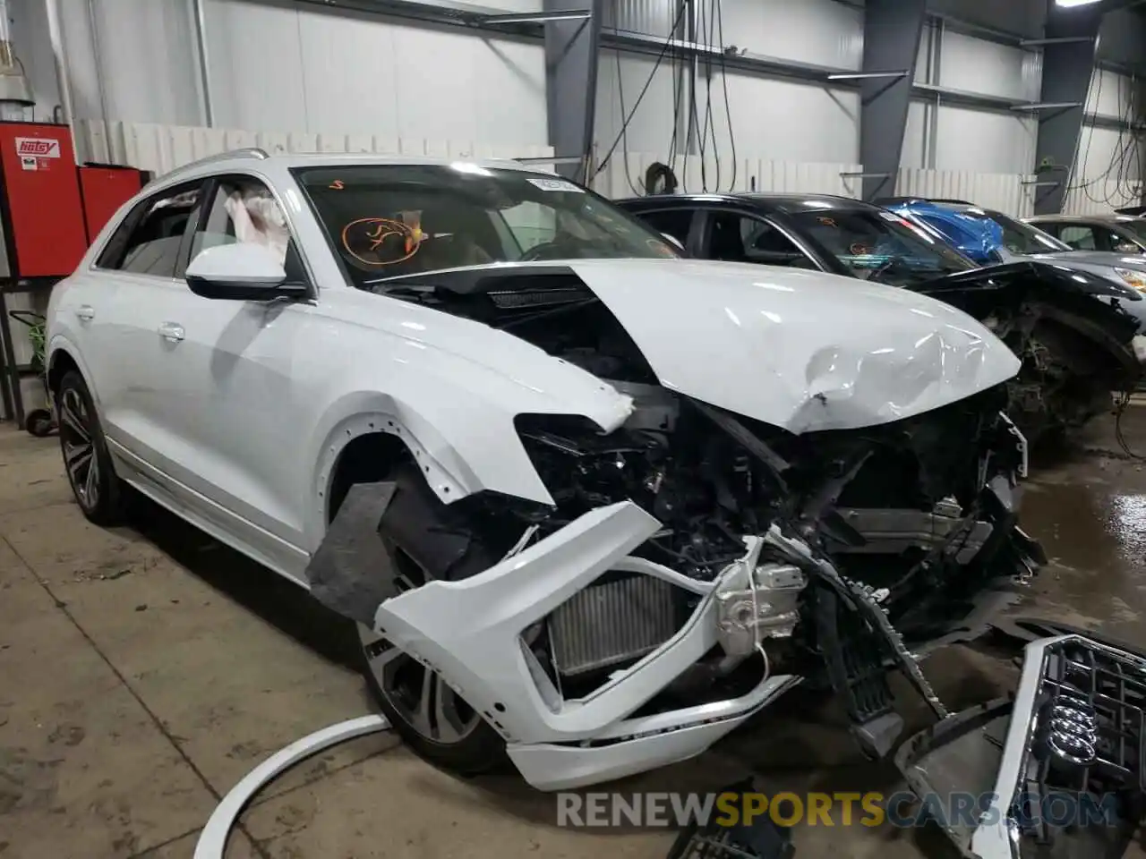 1 Photograph of a damaged car WA1BVAF18KD038078 AUDI Q8 2019