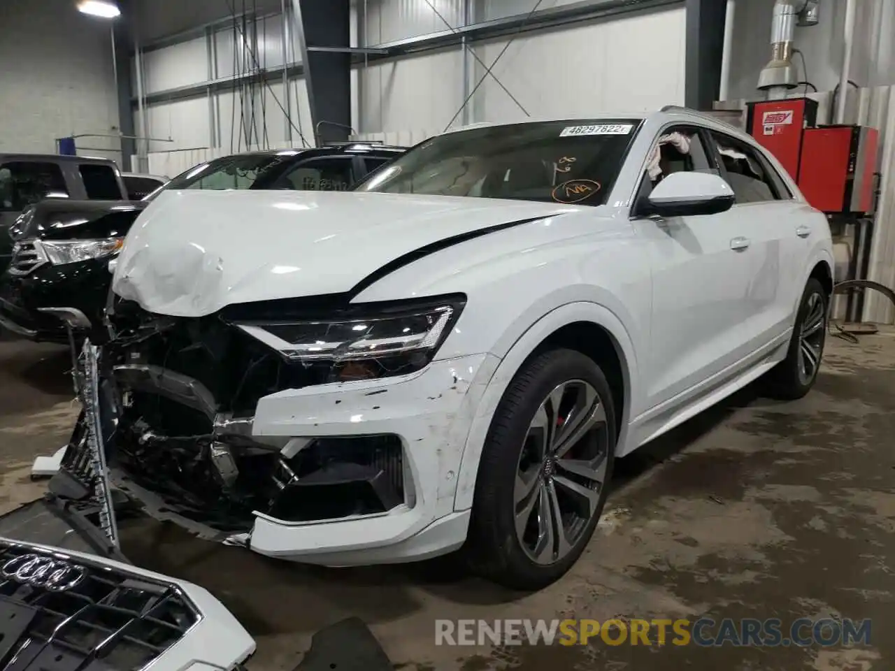 2 Photograph of a damaged car WA1BVAF18KD038078 AUDI Q8 2019