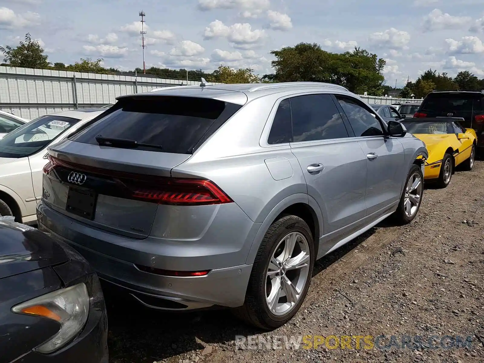 4 Фотография поврежденного автомобиля WA1BVAF19KD032483 AUDI Q8 2019