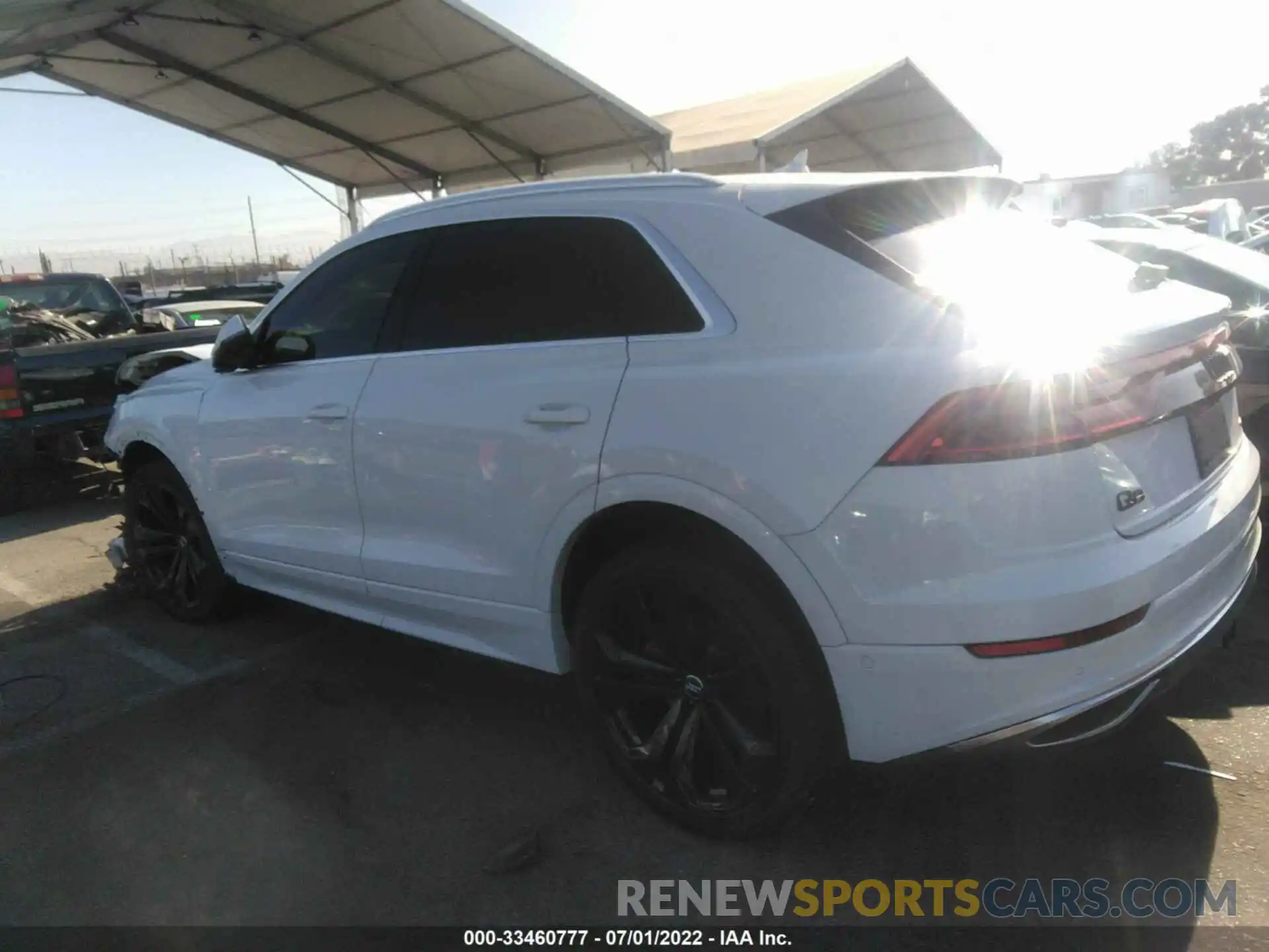 3 Photograph of a damaged car WA1BVAF19KD040664 AUDI Q8 2019