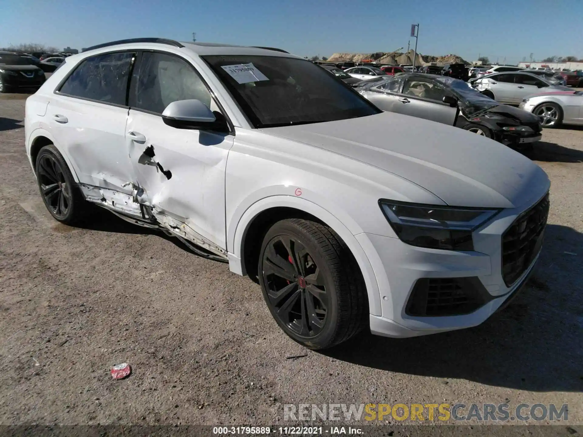 1 Photograph of a damaged car WA1BVAF19KD042379 AUDI Q8 2019