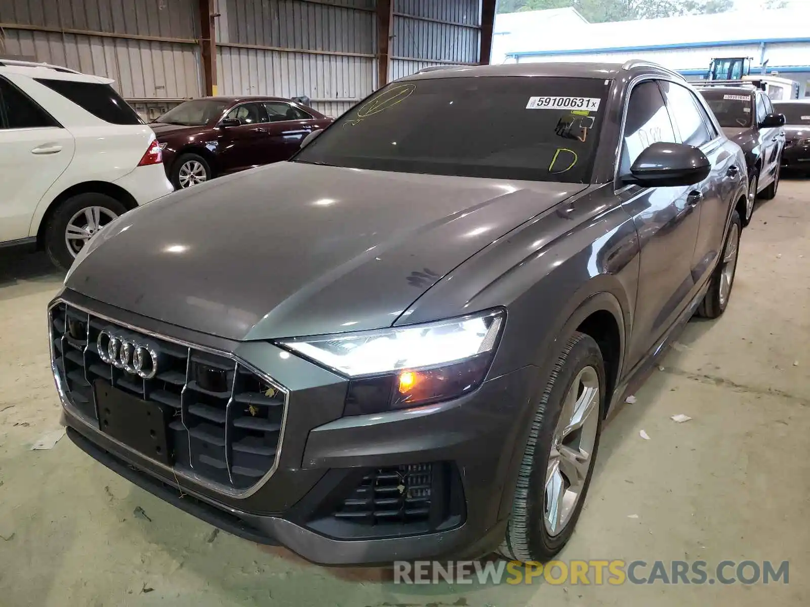 2 Photograph of a damaged car WA1BVAF1XKD023422 AUDI Q8 2019