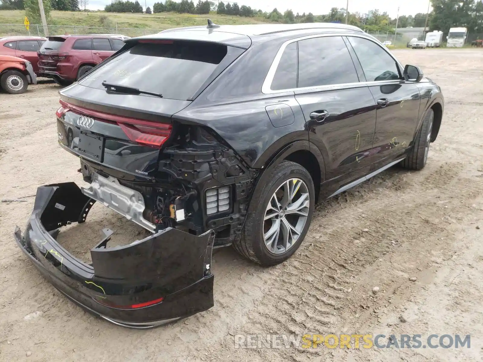 4 Фотография поврежденного автомобиля WA1CVAF11KD006416 AUDI Q8 2019