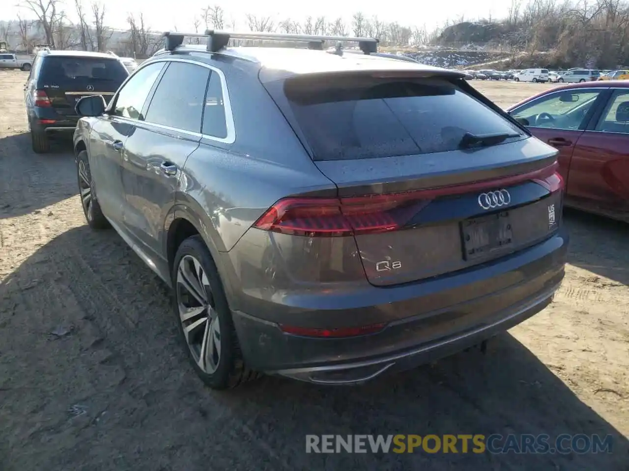 3 Фотография поврежденного автомобиля WA1CVAF11KD032207 AUDI Q8 2019