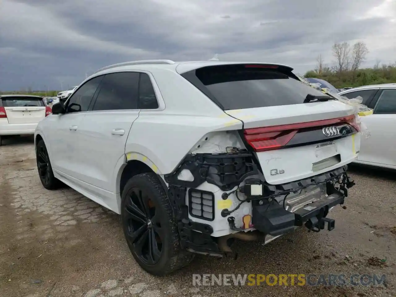 3 Фотография поврежденного автомобиля WA1CVAF12KD032345 AUDI Q8 2019