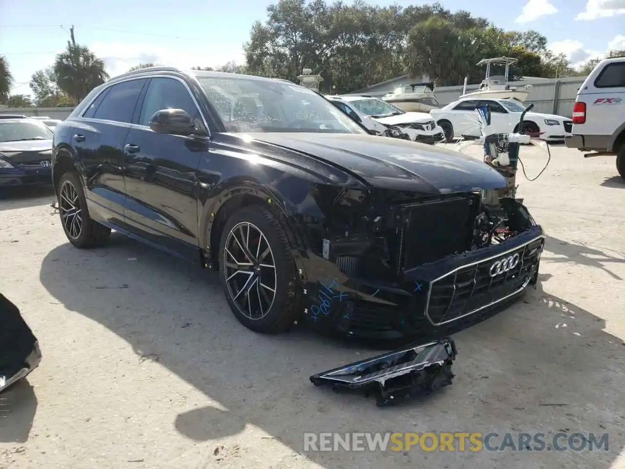 1 Photograph of a damaged car WA1CVAF12KD045533 AUDI Q8 2019