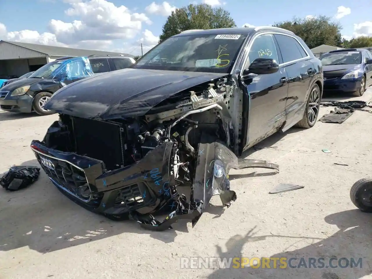 2 Photograph of a damaged car WA1CVAF12KD045533 AUDI Q8 2019