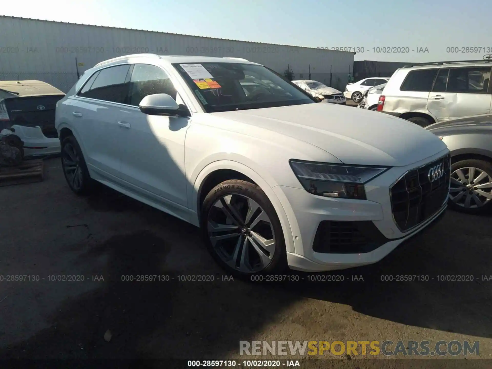 1 Photograph of a damaged car WA1CVAF13KD007955 AUDI Q8 2019