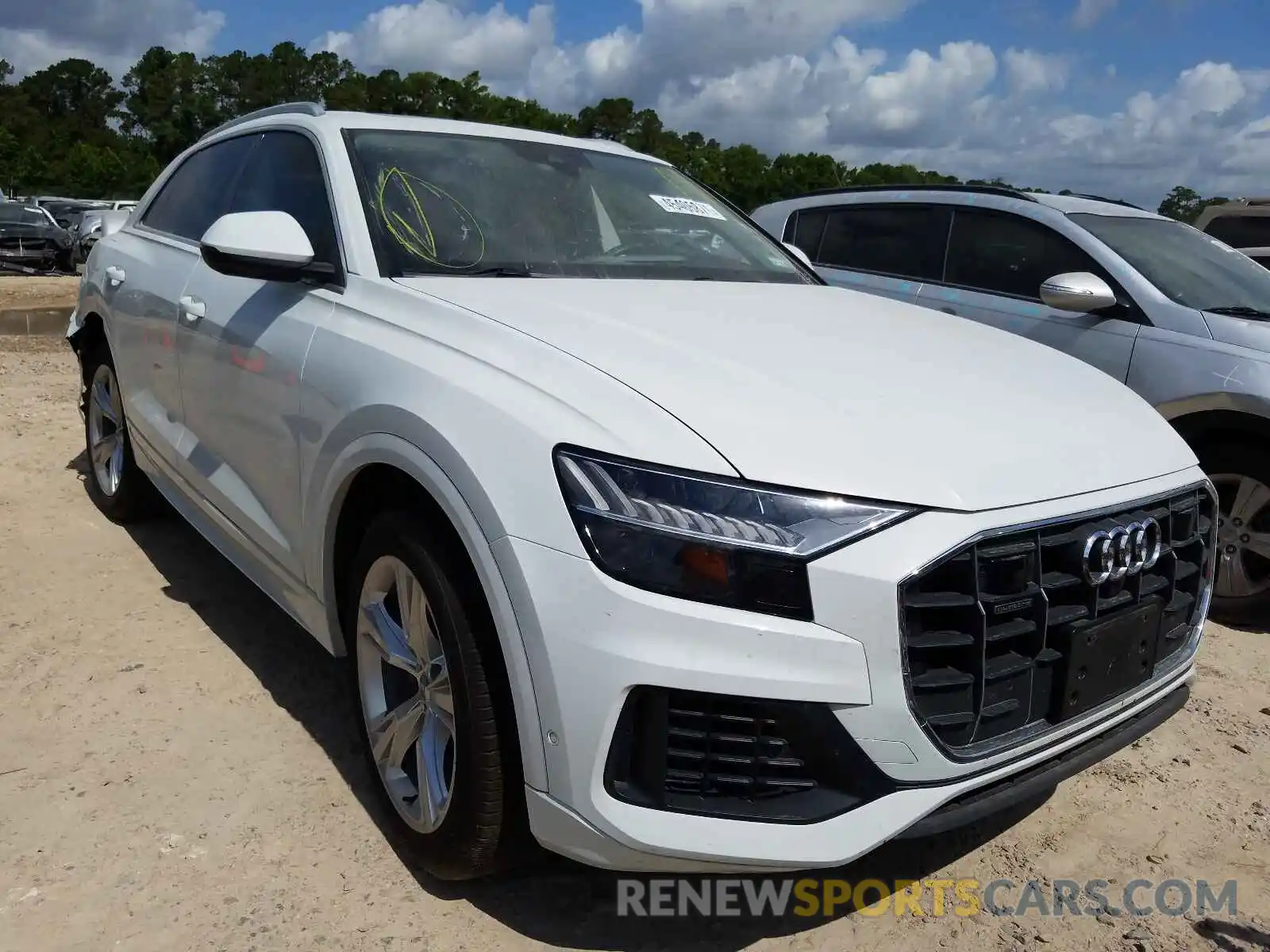 1 Photograph of a damaged car WA1CVAF14KD020844 AUDI Q8 2019