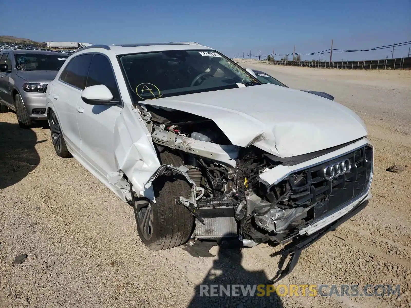 1 Photograph of a damaged car WA1CVAF16KD005858 AUDI Q8 2019