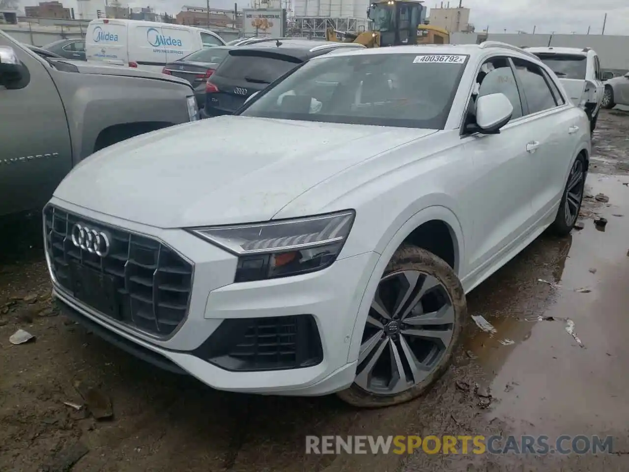 2 Photograph of a damaged car WA1CVAF16KD008713 AUDI Q8 2019