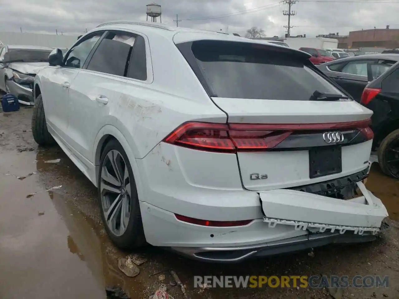 3 Фотография поврежденного автомобиля WA1CVAF16KD008713 AUDI Q8 2019