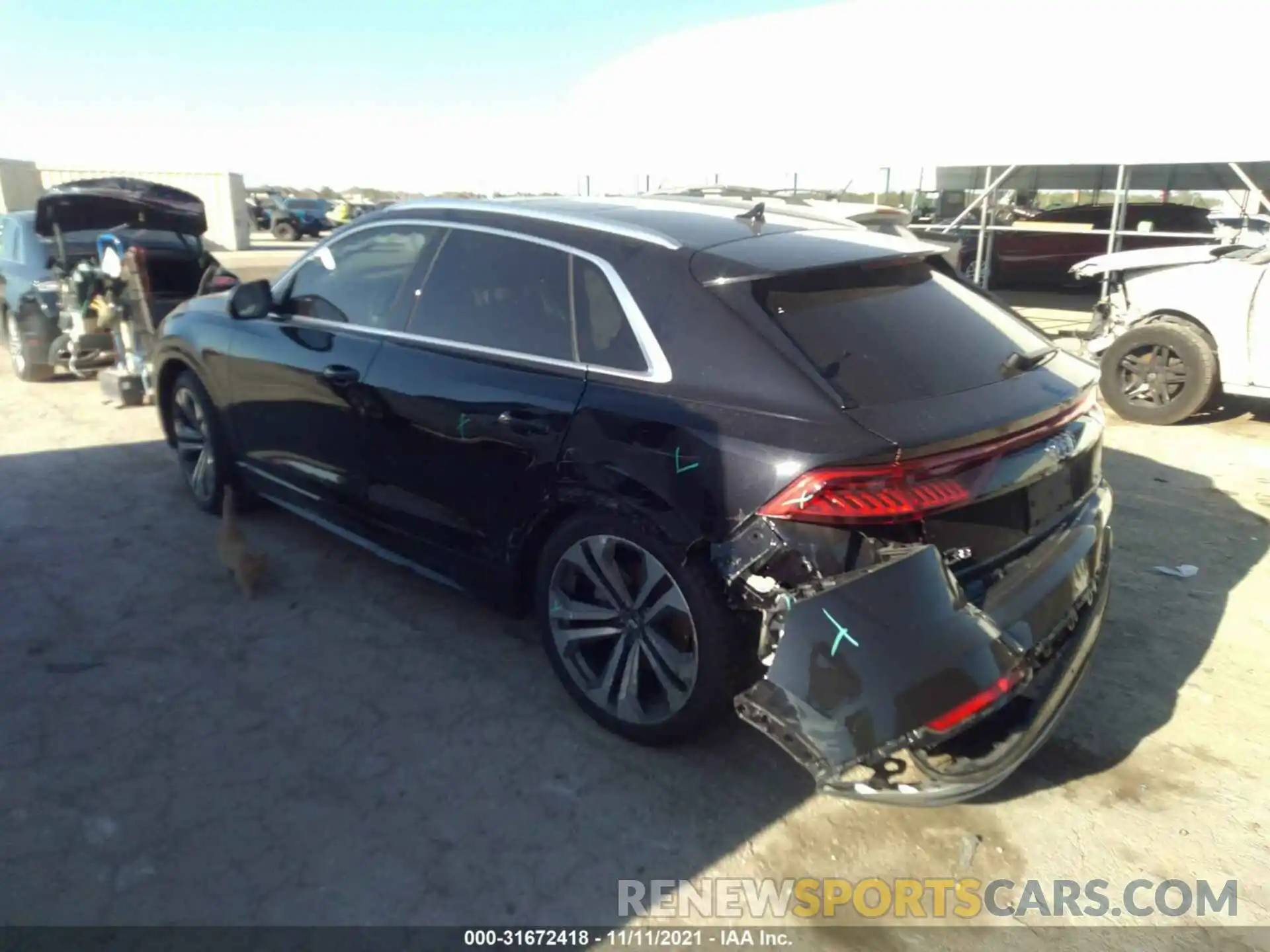 3 Photograph of a damaged car WA1CVAF16KD008971 AUDI Q8 2019