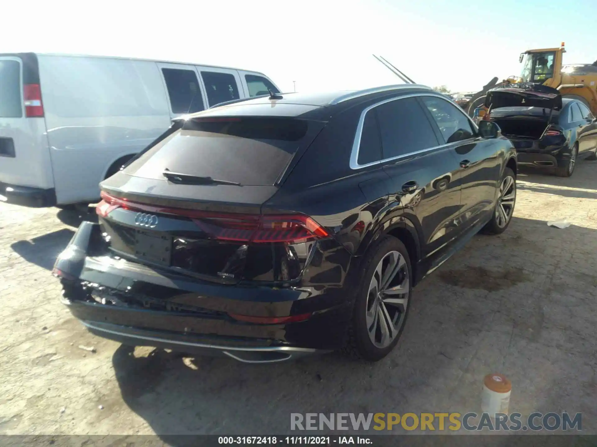 4 Фотография поврежденного автомобиля WA1CVAF16KD008971 AUDI Q8 2019