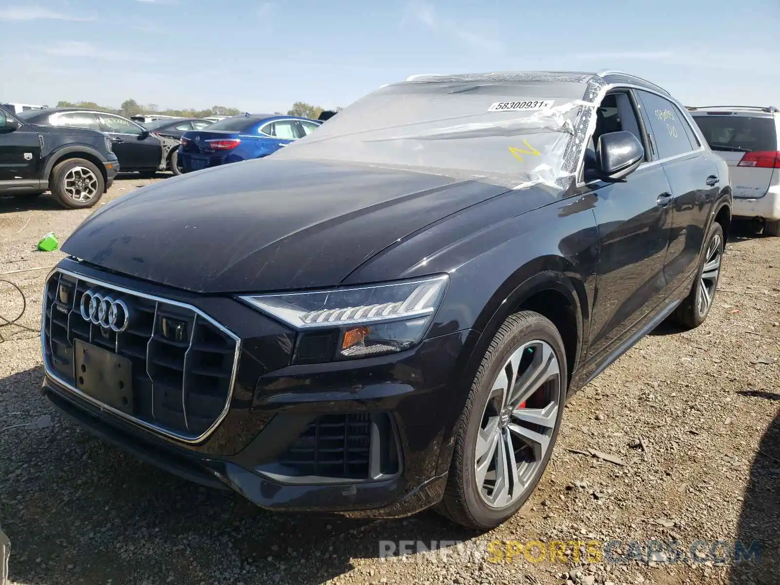 2 Photograph of a damaged car WA1CVAF16KD012261 AUDI Q8 2019