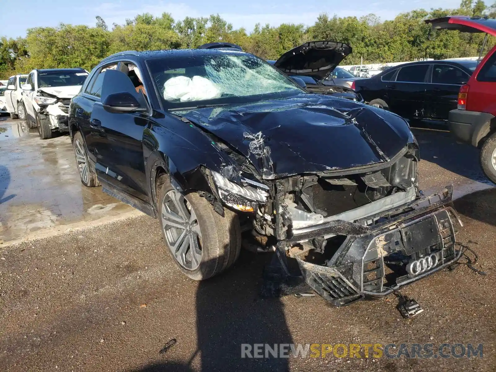 1 Photograph of a damaged car WA1CVAF17KD014519 AUDI Q8 2019