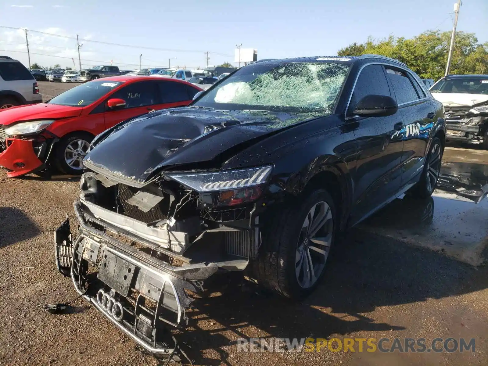 2 Photograph of a damaged car WA1CVAF17KD014519 AUDI Q8 2019