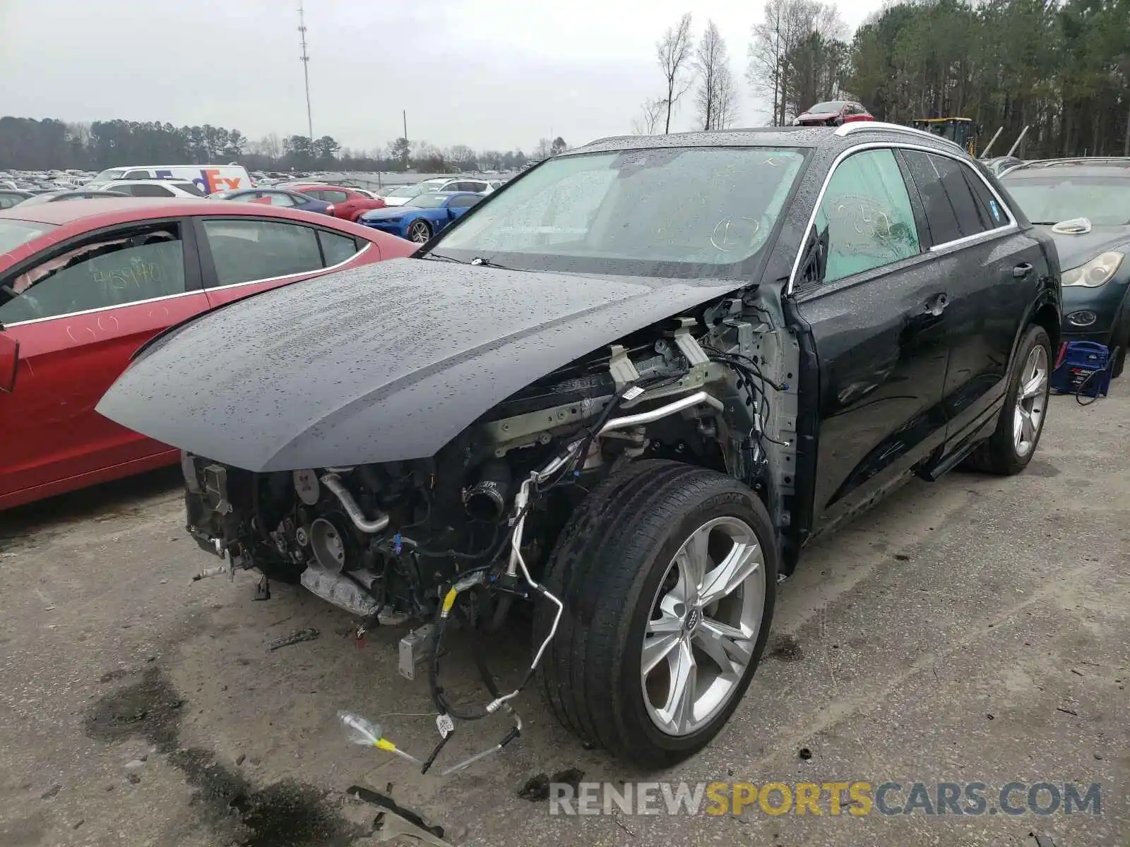 2 Photograph of a damaged car WA1CVAF18KD030681 AUDI Q8 2019