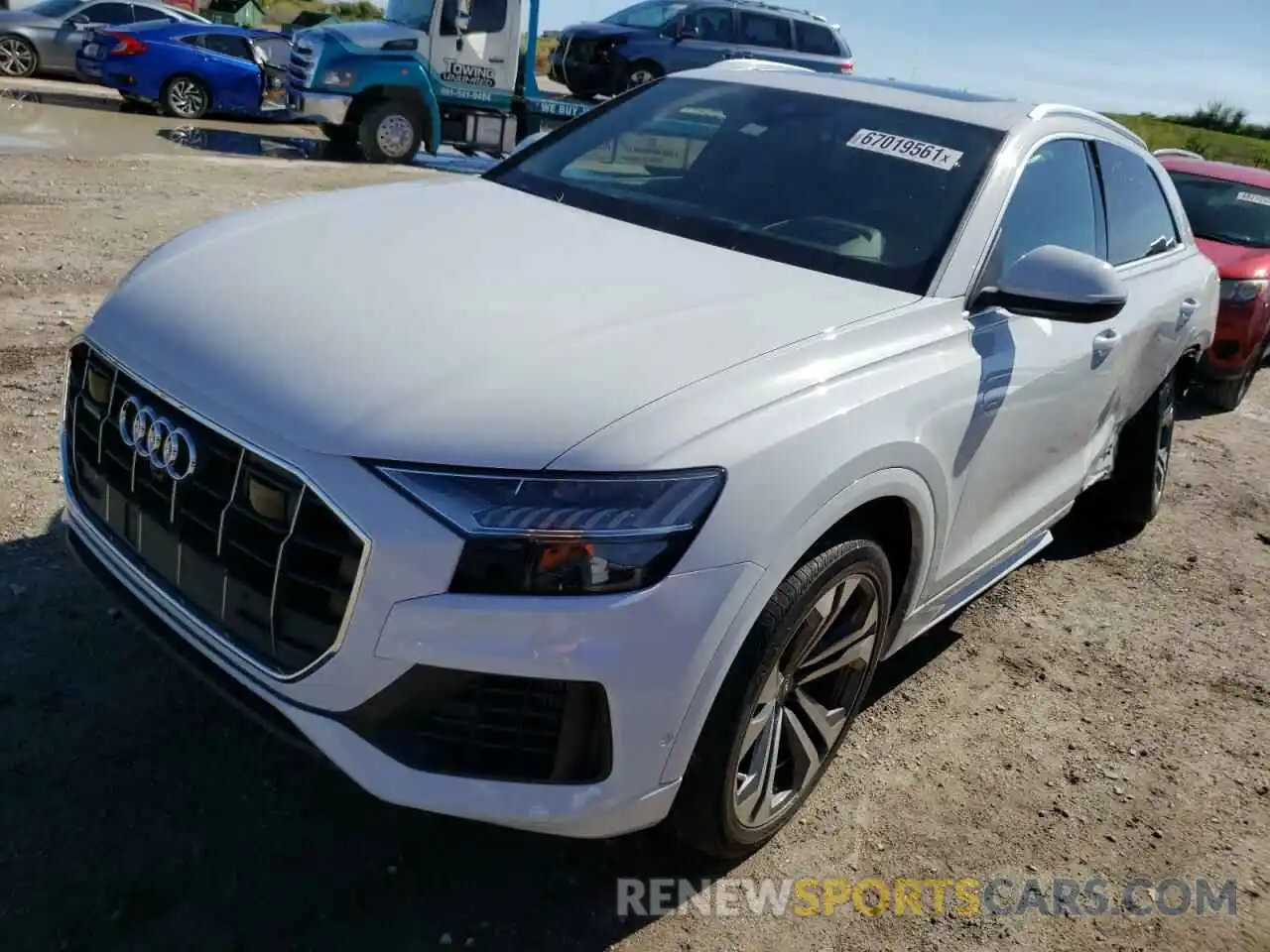 2 Photograph of a damaged car WA1CVAF19KD030320 AUDI Q8 2019