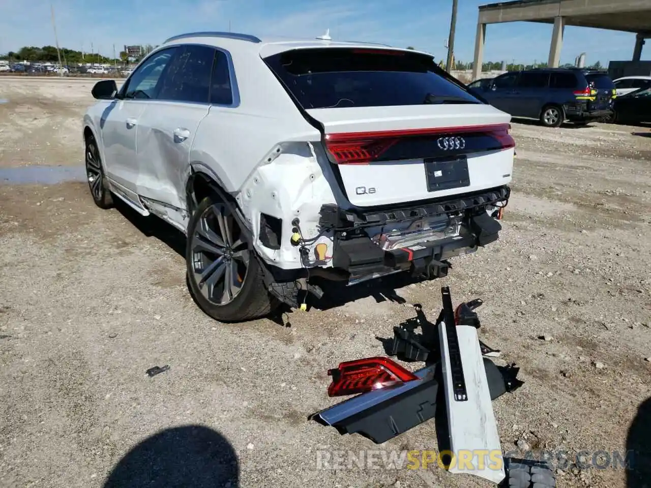 3 Photograph of a damaged car WA1CVAF19KD030320 AUDI Q8 2019