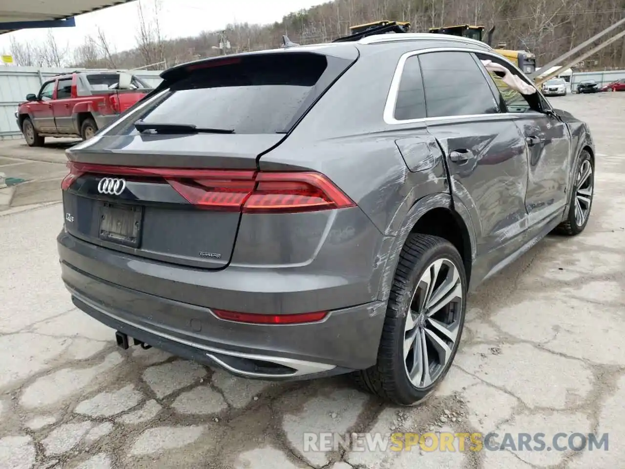 4 Фотография поврежденного автомобиля WA1CVAF19KD031726 AUDI Q8 2019