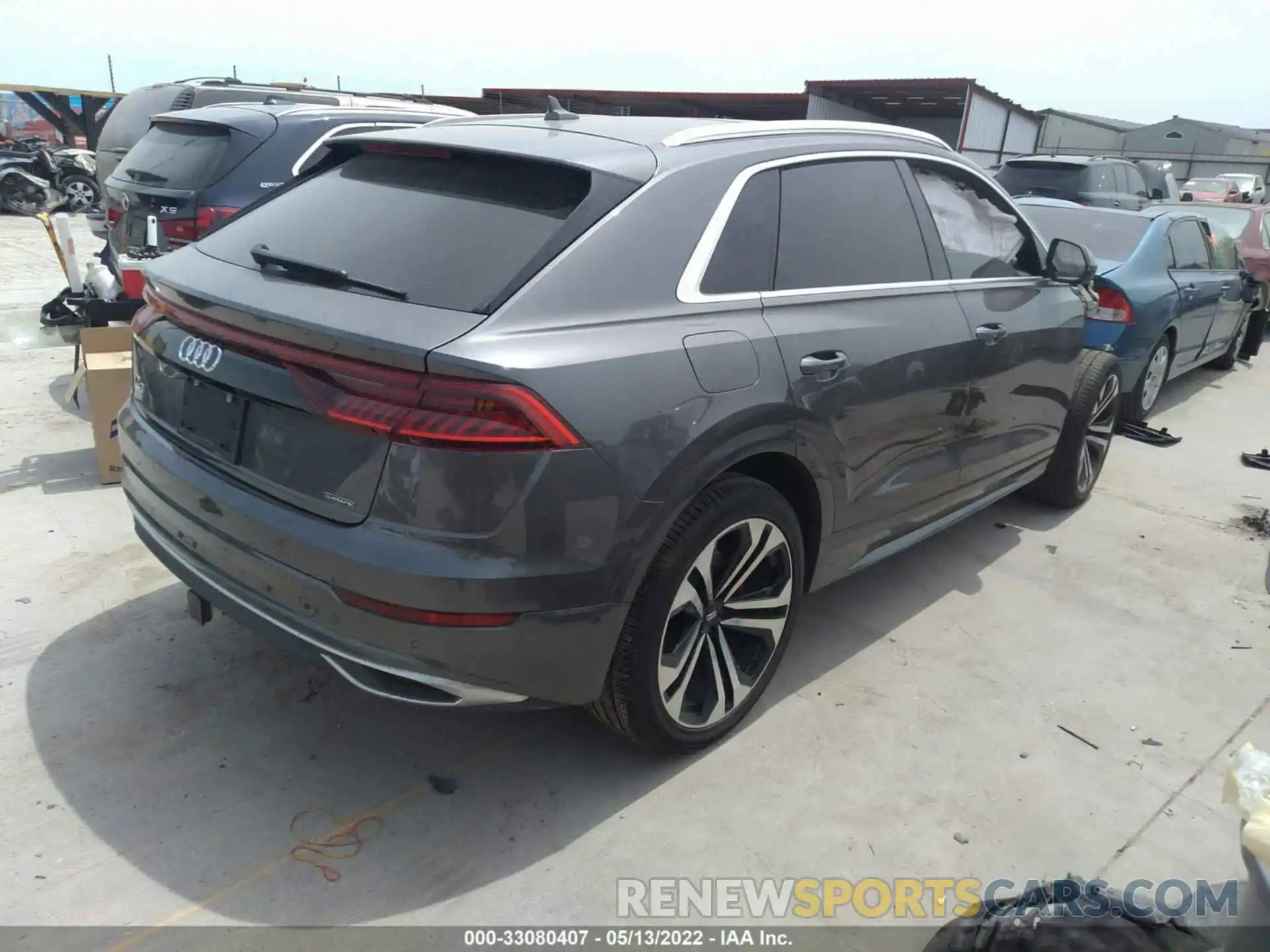 4 Photograph of a damaged car WA1CVAF19KD042046 AUDI Q8 2019