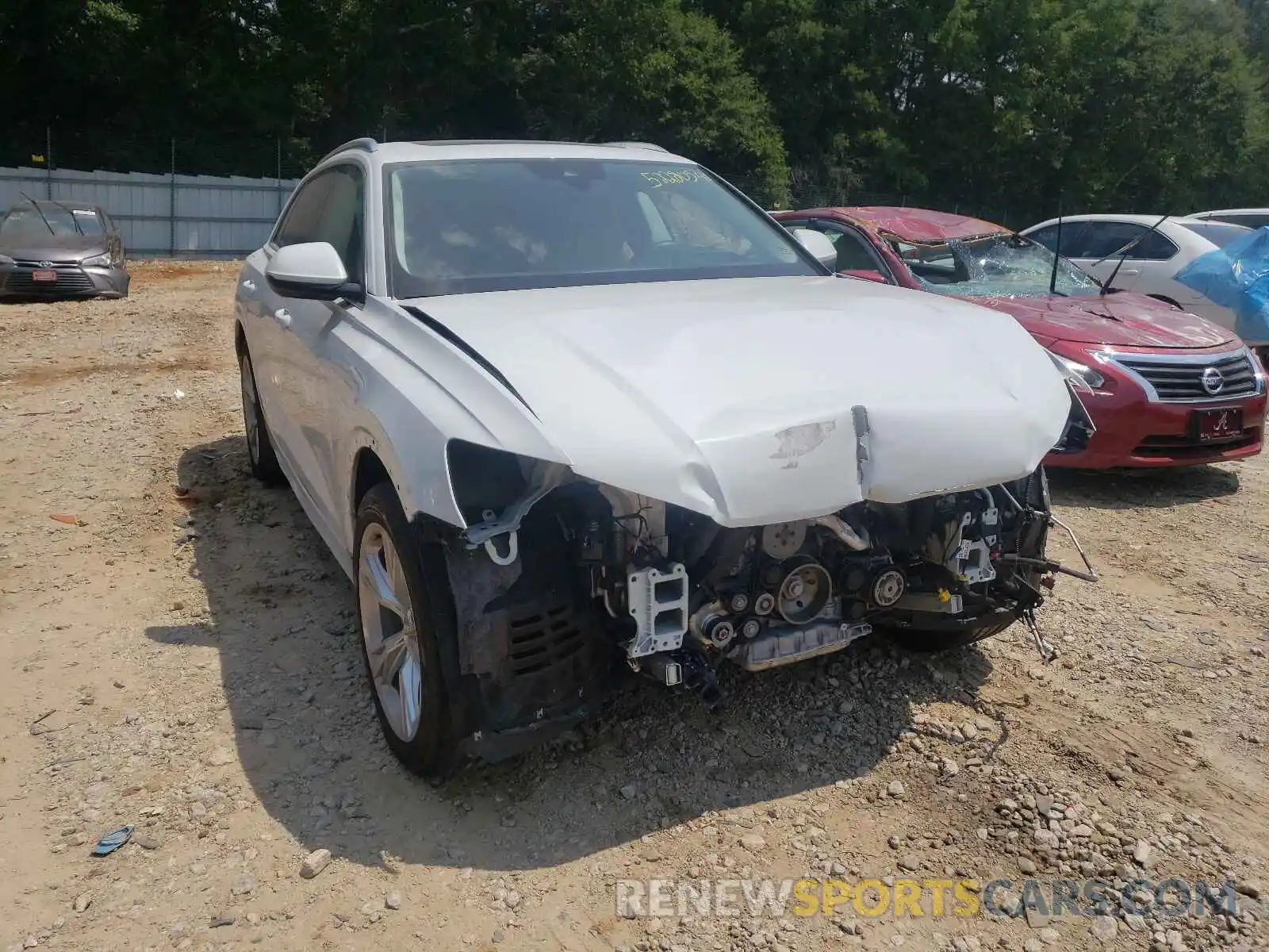 1 Photograph of a damaged car WA1CVBF18KD016771 AUDI Q8 2019