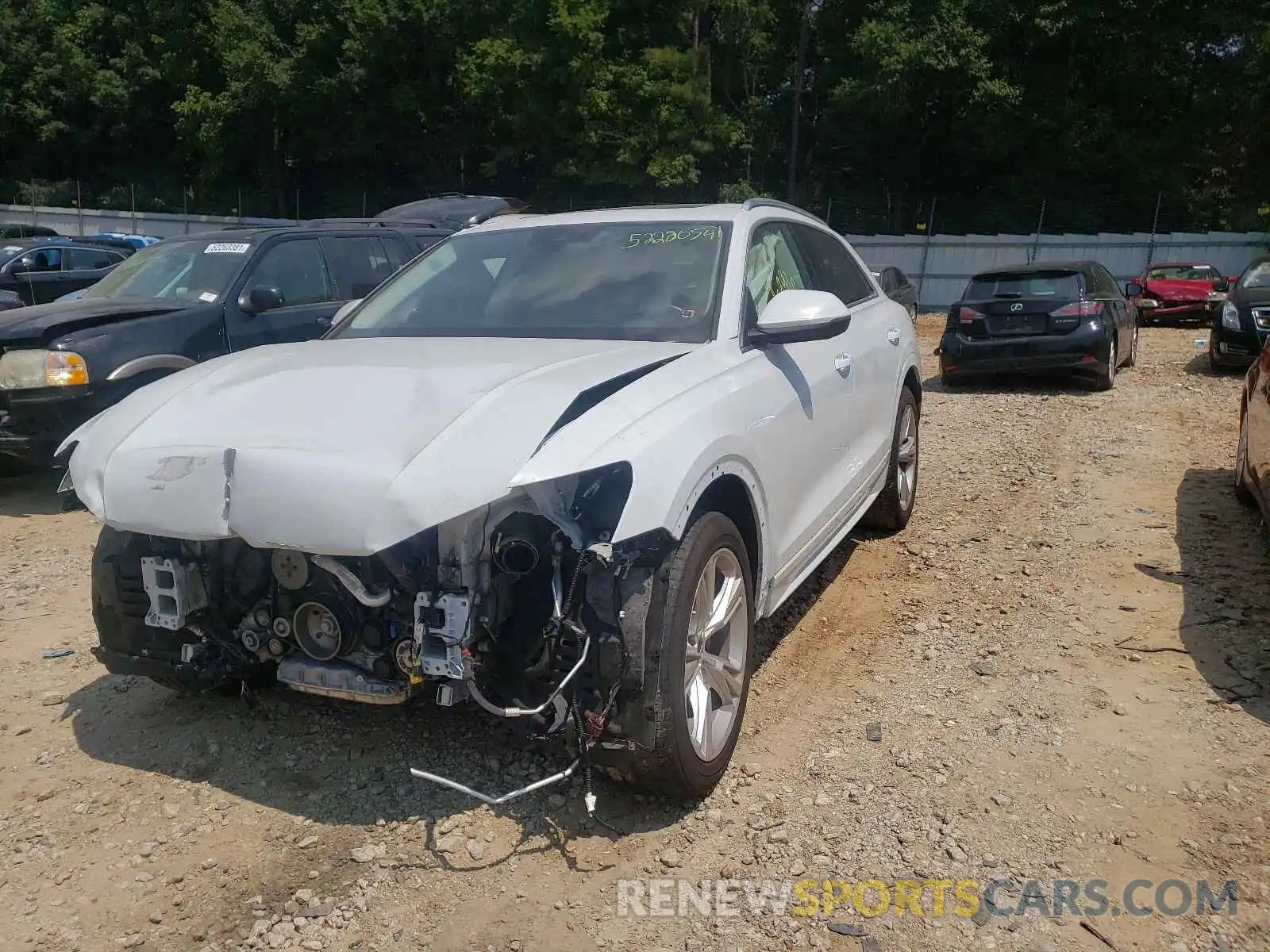 2 Photograph of a damaged car WA1CVBF18KD016771 AUDI Q8 2019