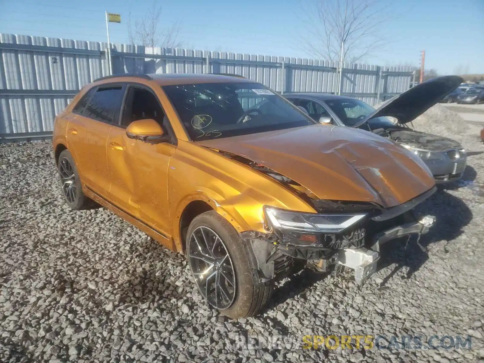 1 Photograph of a damaged car WA1DVAF10KD028069 AUDI Q8 2019