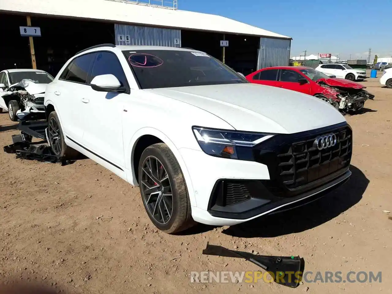 1 Photograph of a damaged car WA1EVAF10KD007291 AUDI Q8 2019