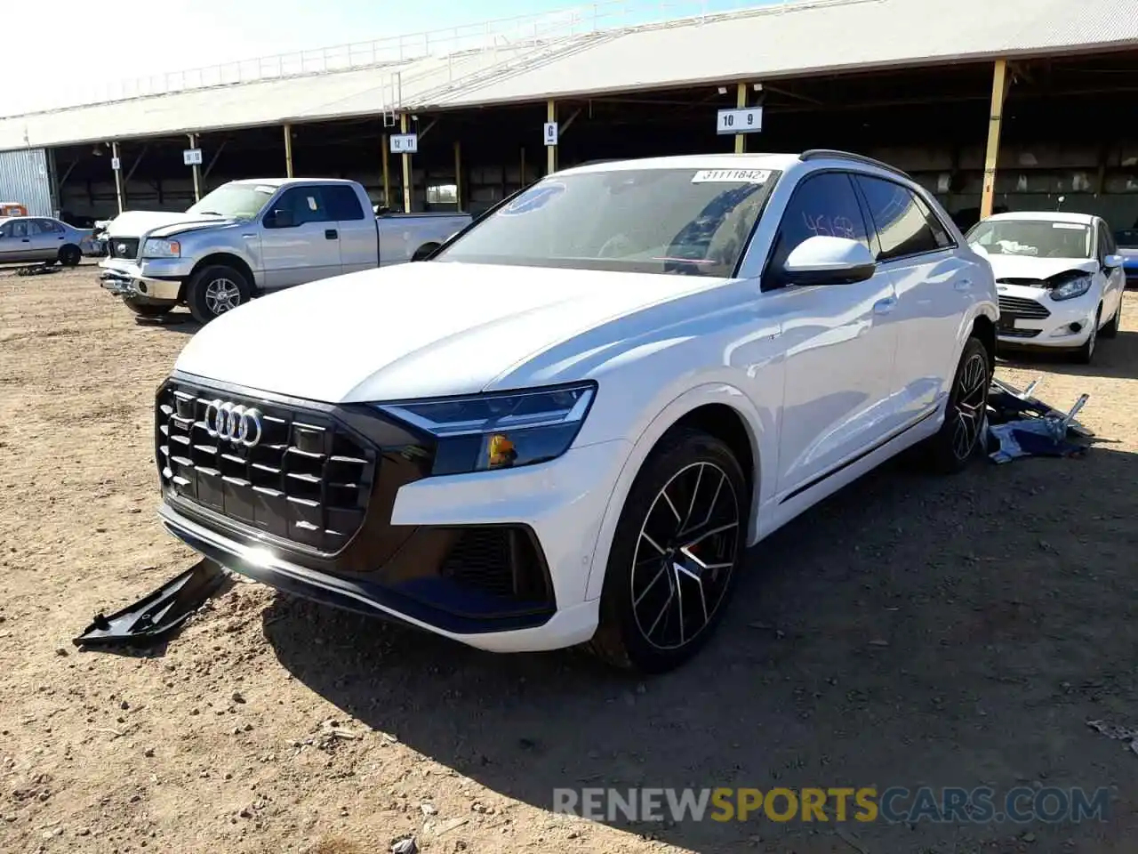 2 Фотография поврежденного автомобиля WA1EVAF10KD007291 AUDI Q8 2019