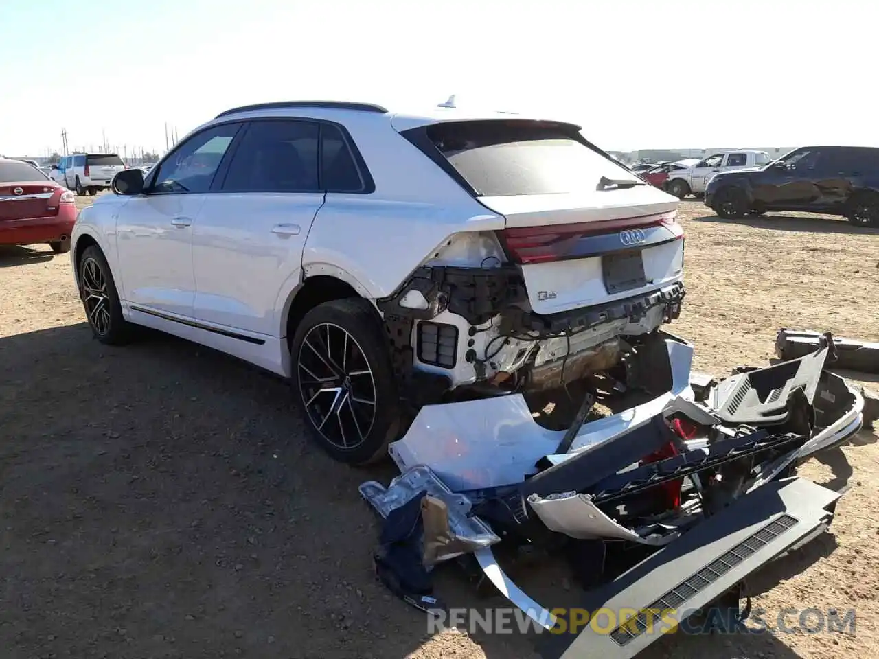 3 Фотография поврежденного автомобиля WA1EVAF10KD007291 AUDI Q8 2019