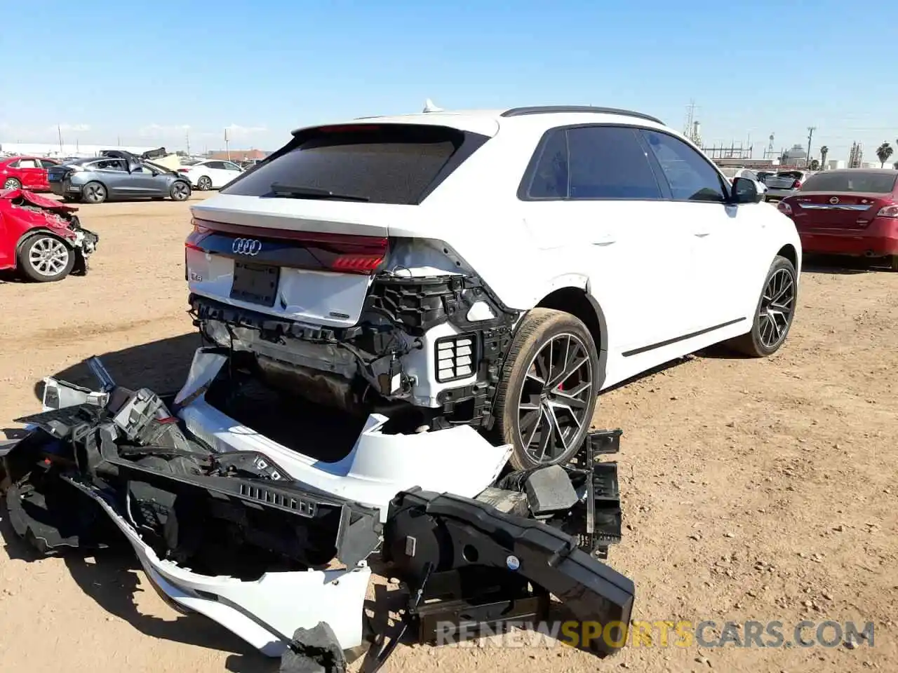 4 Фотография поврежденного автомобиля WA1EVAF10KD007291 AUDI Q8 2019