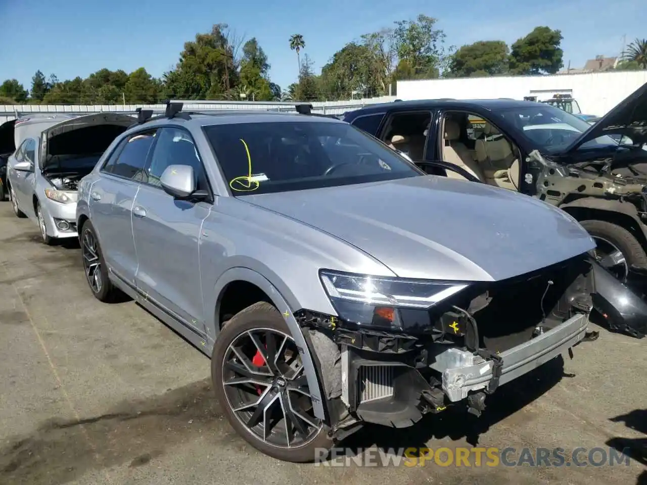 1 Photograph of a damaged car WA1EVAF10KD018176 AUDI Q8 2019