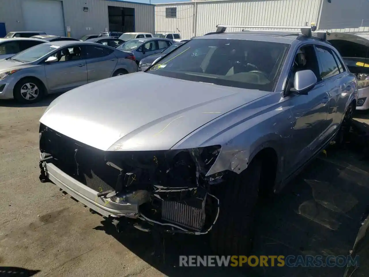 2 Photograph of a damaged car WA1EVAF10KD018176 AUDI Q8 2019