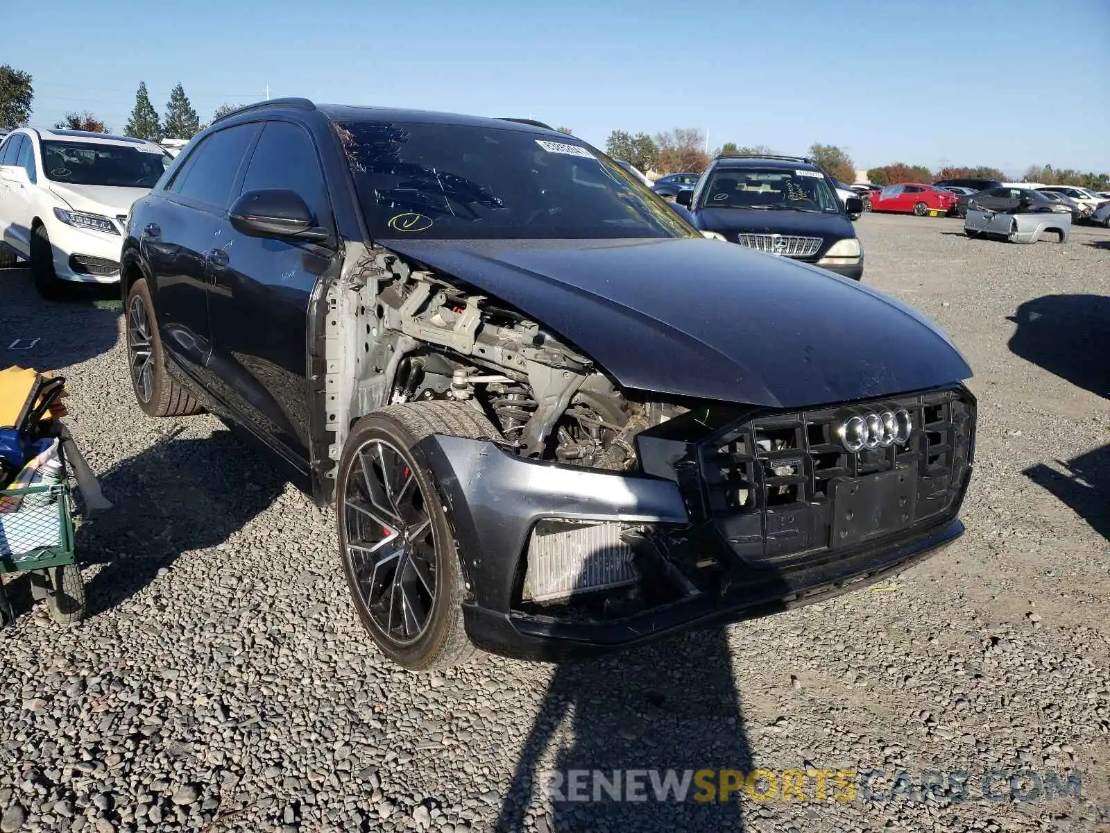 1 Photograph of a damaged car WA1EVAF10KD038654 AUDI Q8 2019