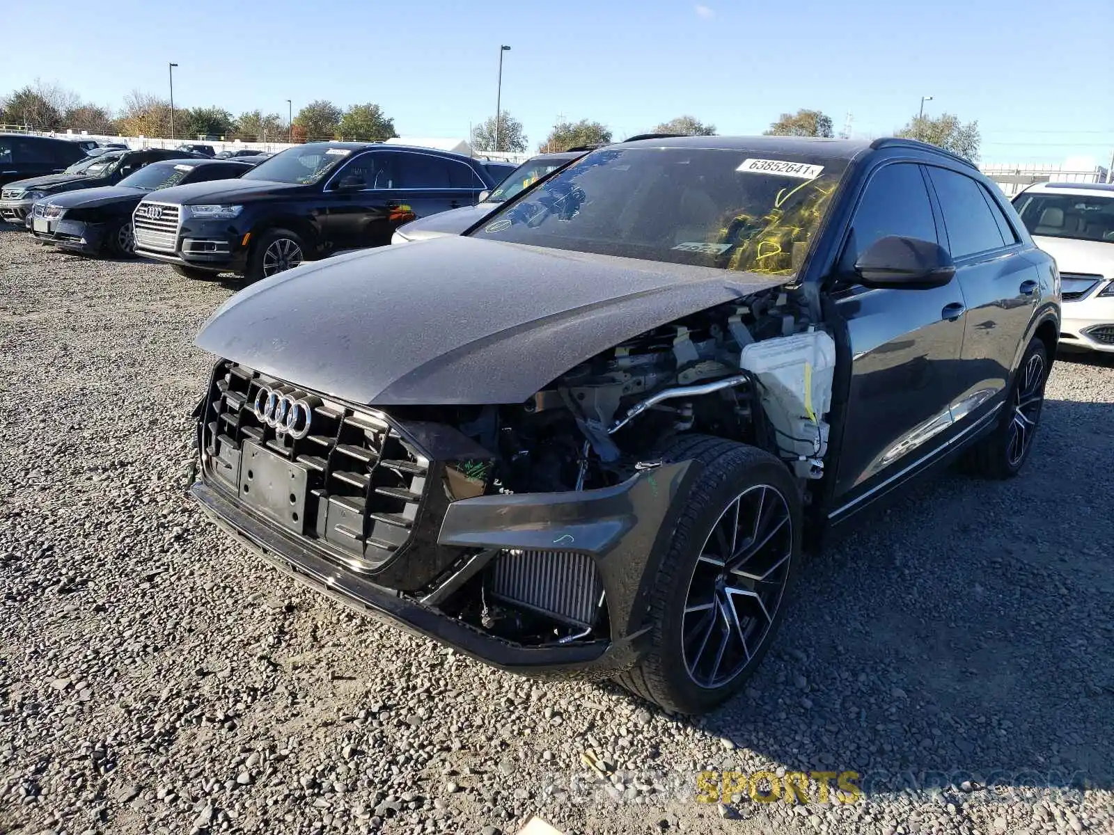 2 Photograph of a damaged car WA1EVAF10KD038654 AUDI Q8 2019