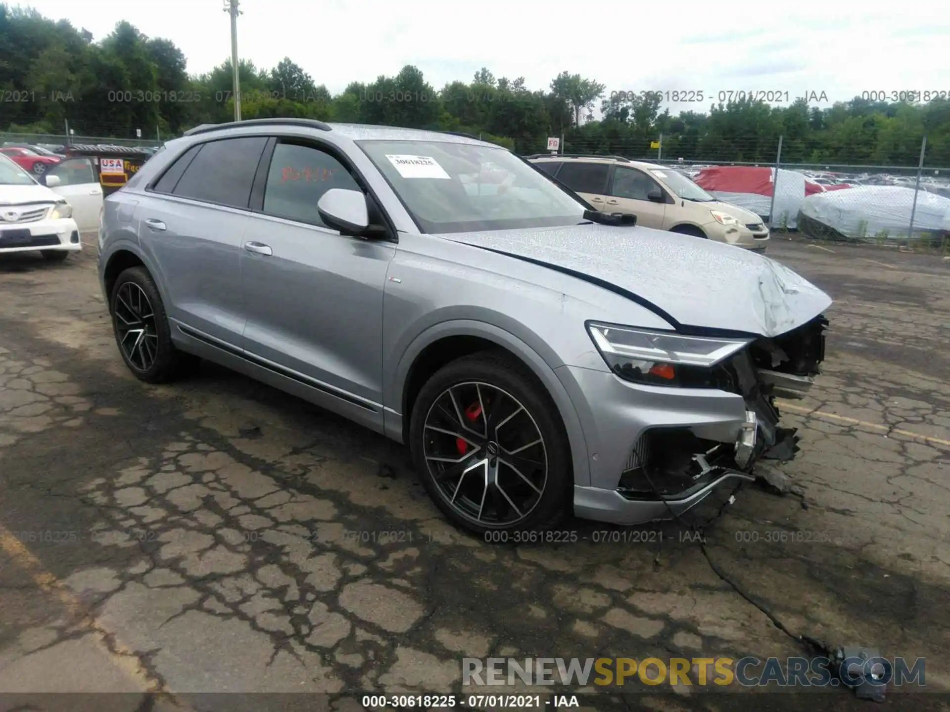 1 Photograph of a damaged car WA1EVAF11KD026092 AUDI Q8 2019