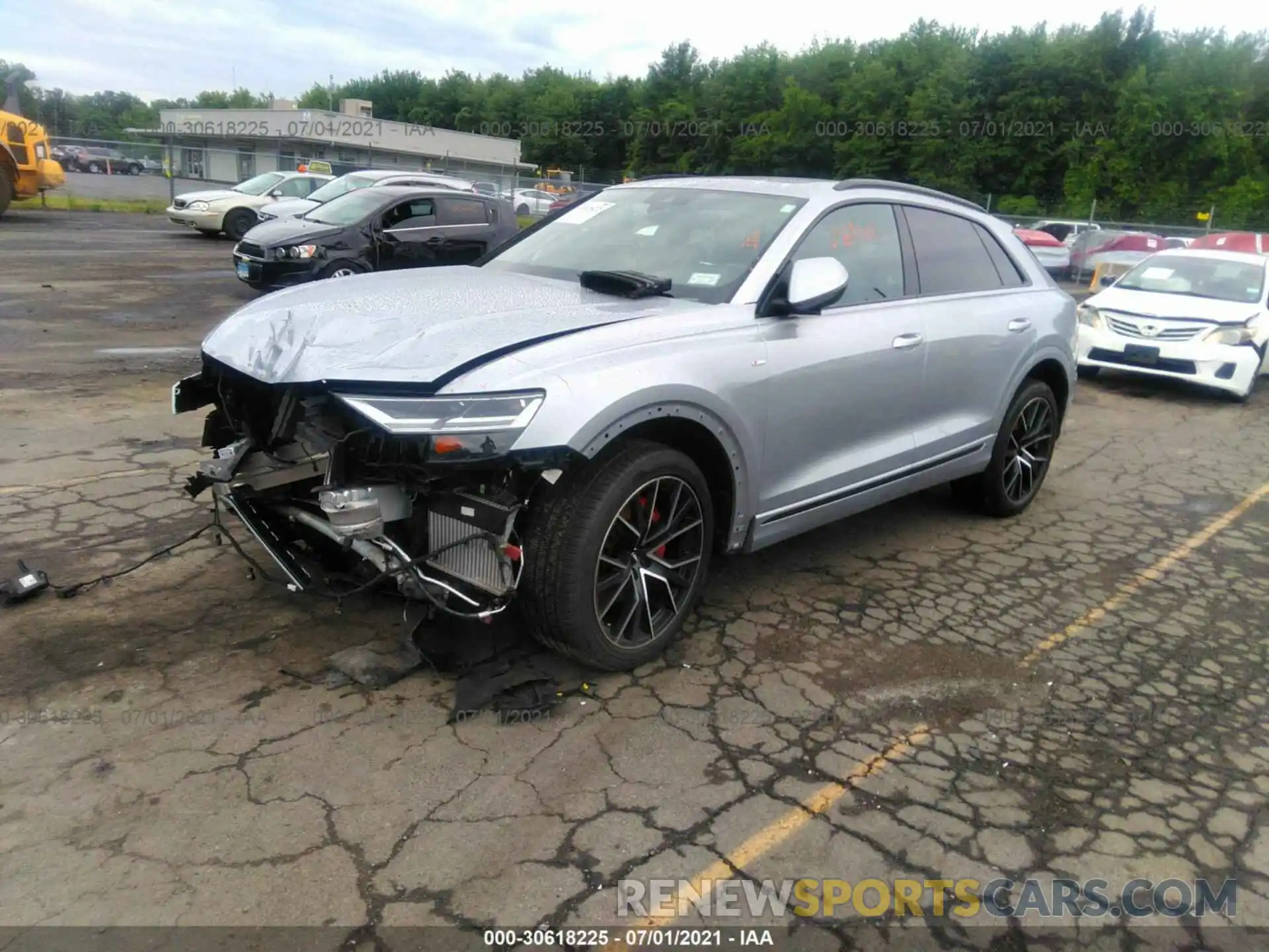 2 Фотография поврежденного автомобиля WA1EVAF11KD026092 AUDI Q8 2019