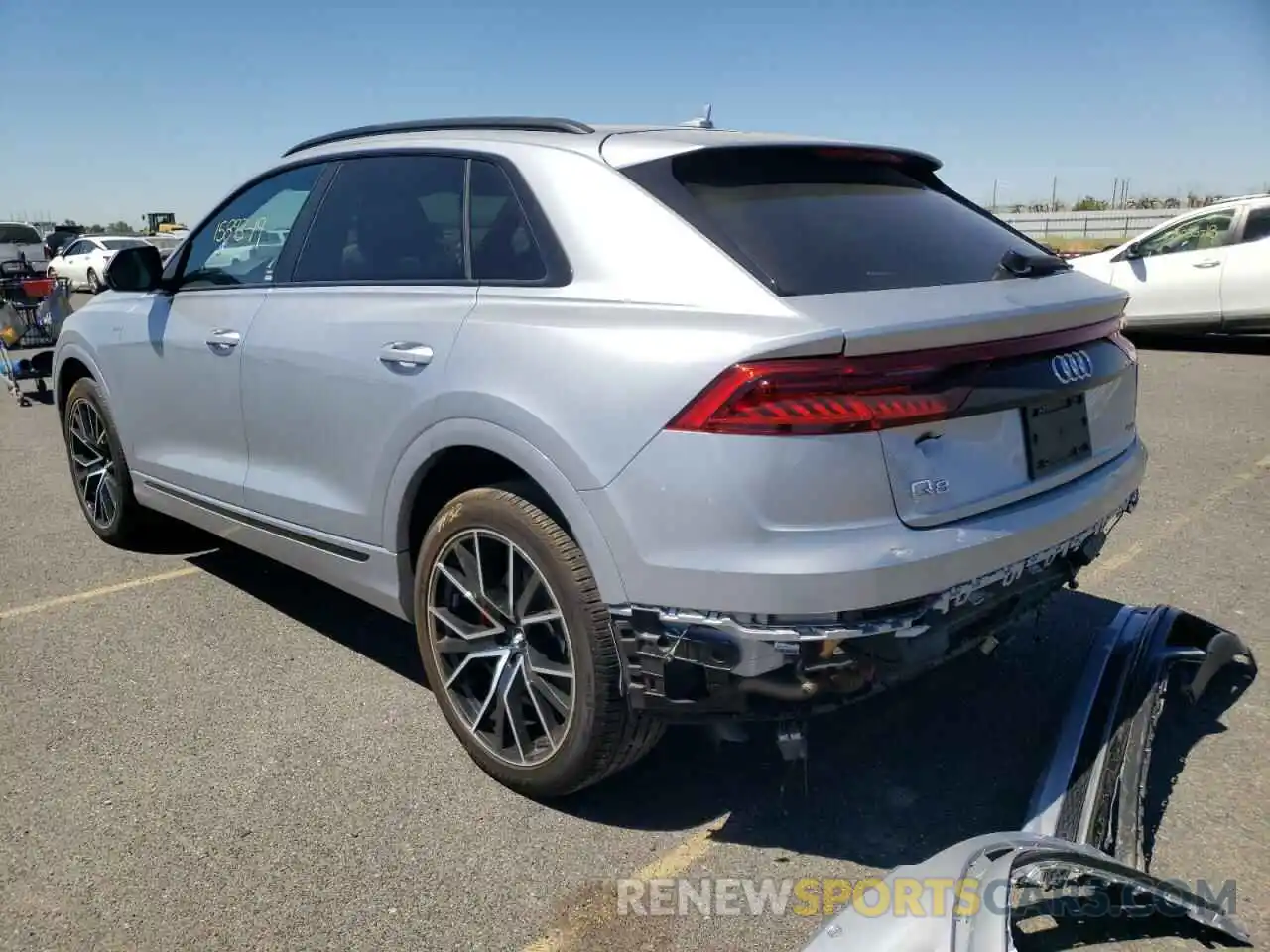 3 Фотография поврежденного автомобиля WA1EVAF11KD035214 AUDI Q8 2019