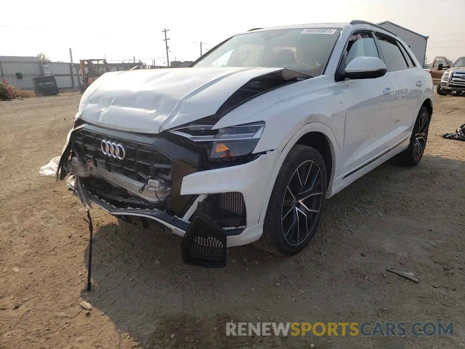 2 Photograph of a damaged car WA1EVAF12KD019474 AUDI Q8 2019