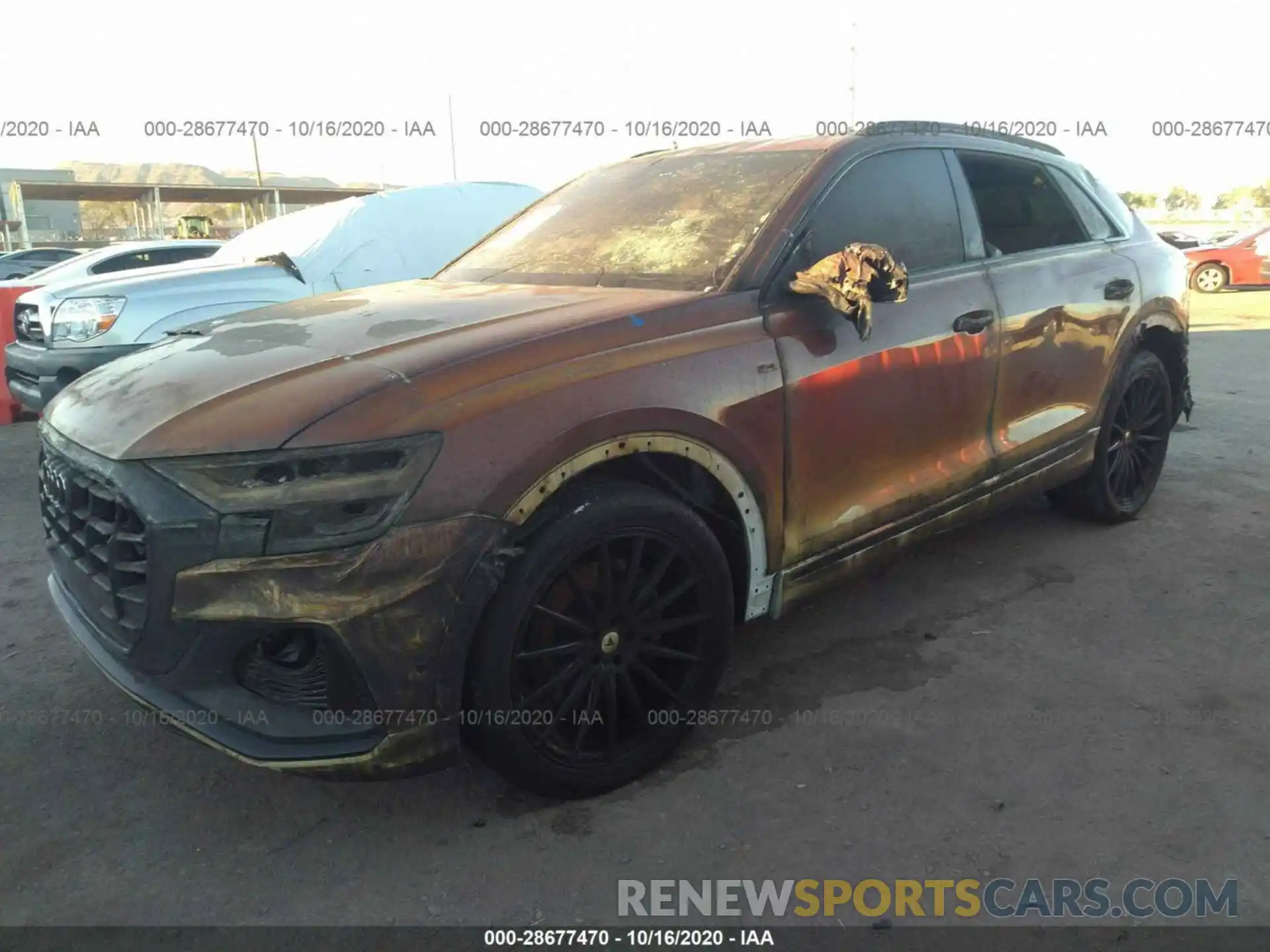 2 Фотография поврежденного автомобиля WA1EVAF12KD036338 AUDI Q8 2019