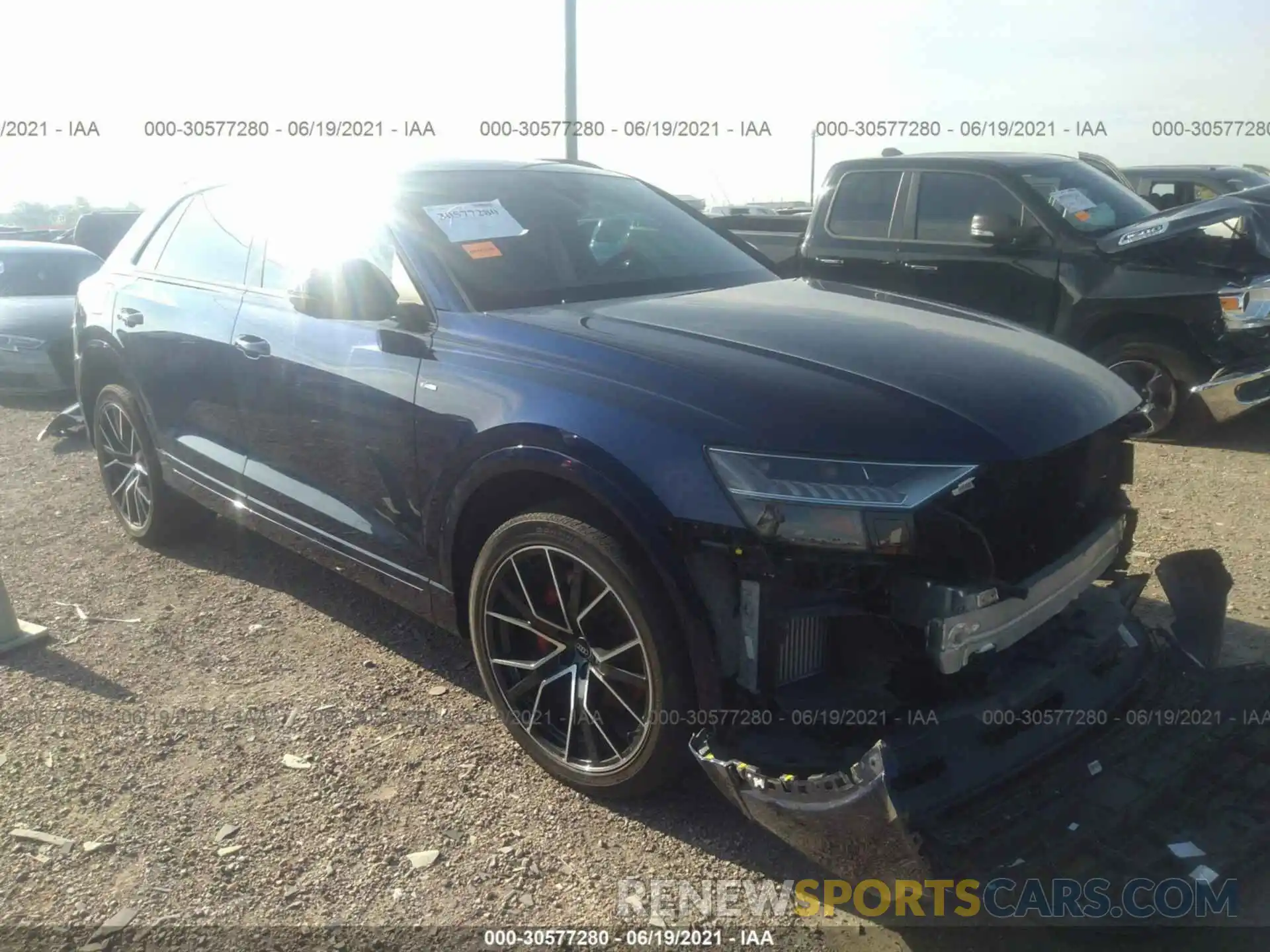 1 Фотография поврежденного автомобиля WA1EVAF13KD017796 AUDI Q8 2019