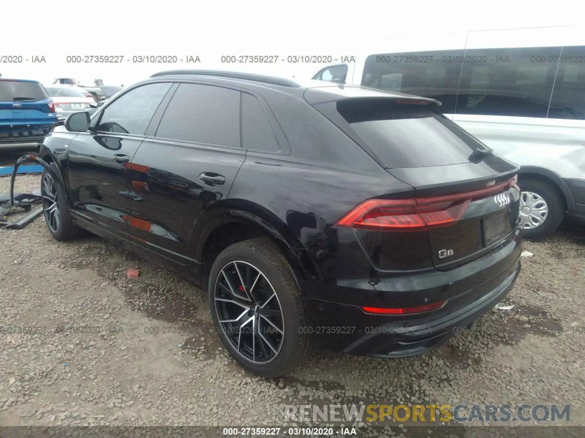 3 Фотография поврежденного автомобиля WA1EVAF14KD043226 AUDI Q8 2019