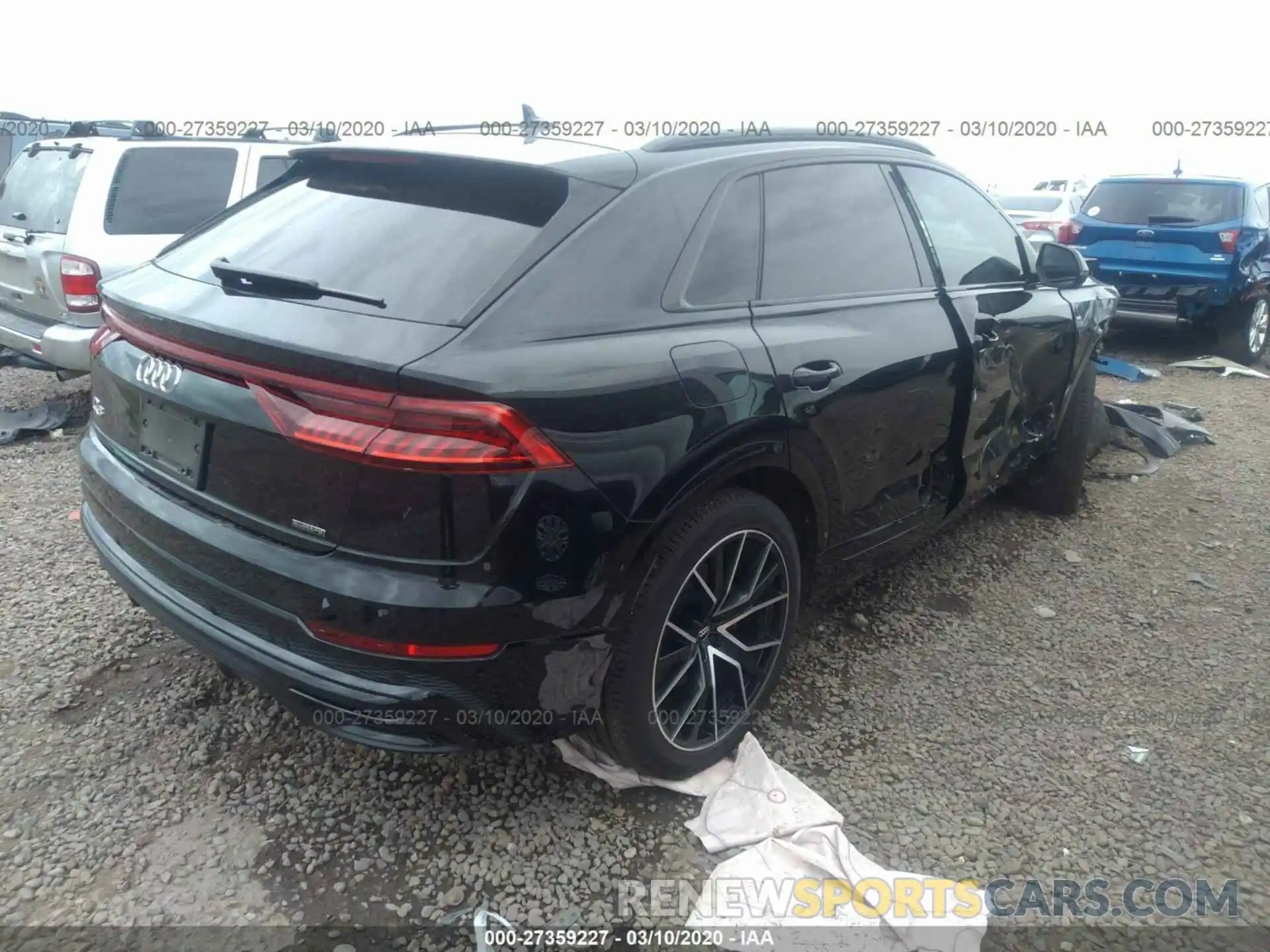 4 Фотография поврежденного автомобиля WA1EVAF14KD043226 AUDI Q8 2019