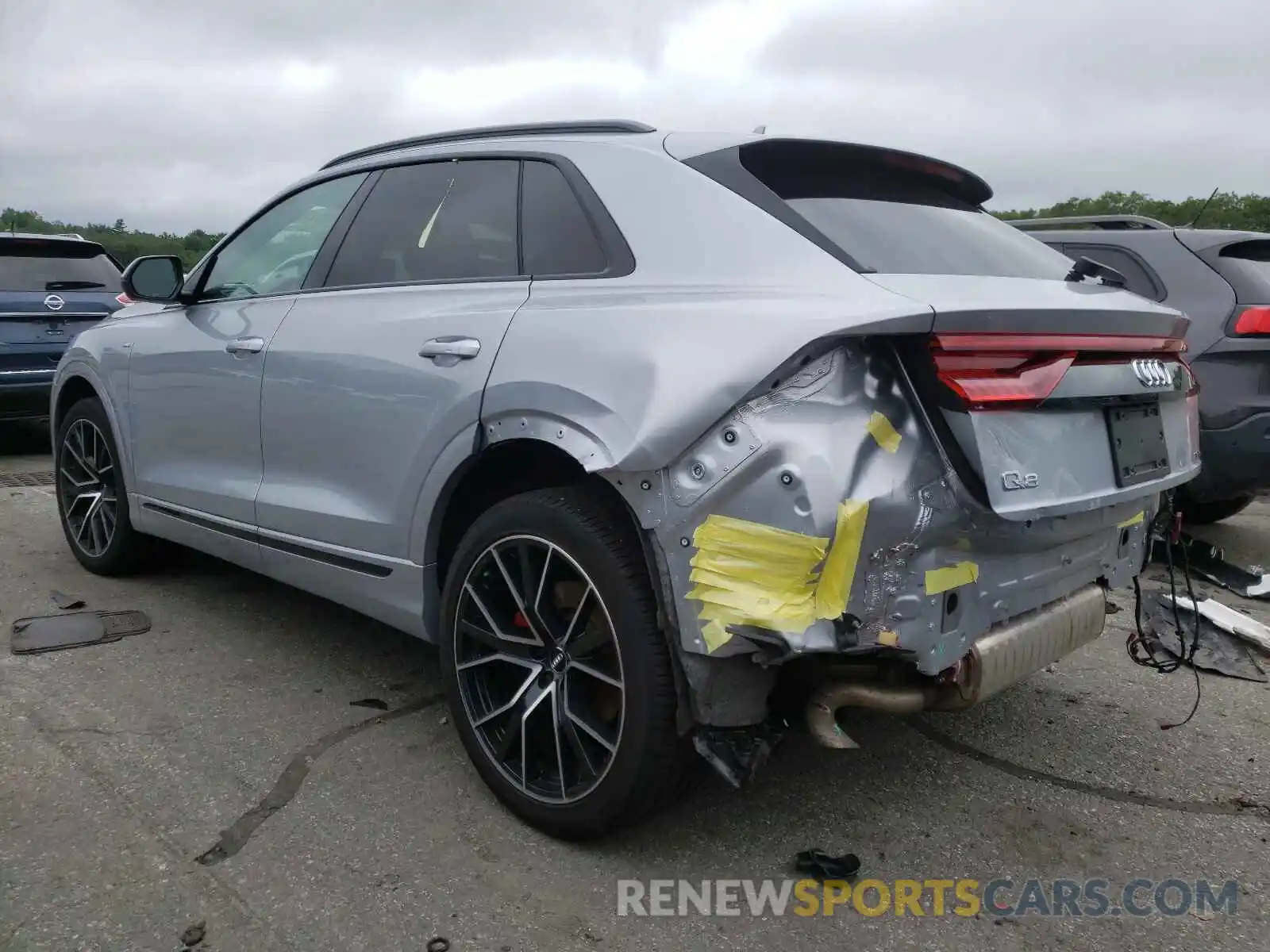 3 Фотография поврежденного автомобиля WA1EVAF15KD012308 AUDI Q8 2019