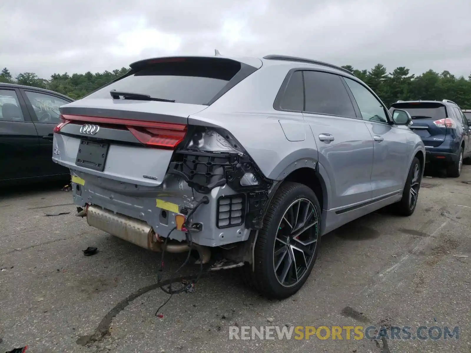 4 Фотография поврежденного автомобиля WA1EVAF15KD012308 AUDI Q8 2019